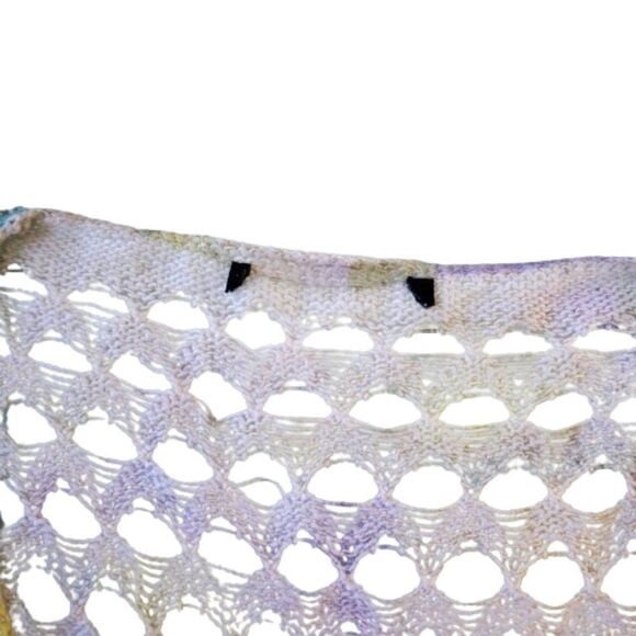 Open Stitch Multicolor Crochet Tunic Boho - Picture 7 of 7